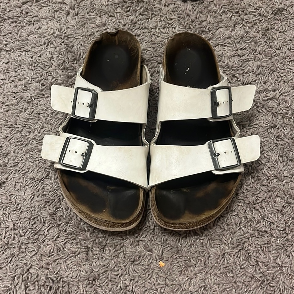 White Birkenstocks